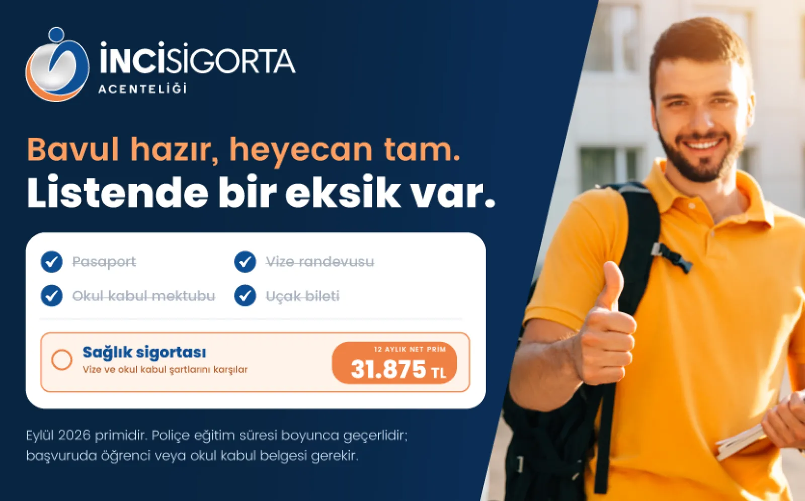 Yurt Dışında Okuyanlara Özel Sağlık Sigortası