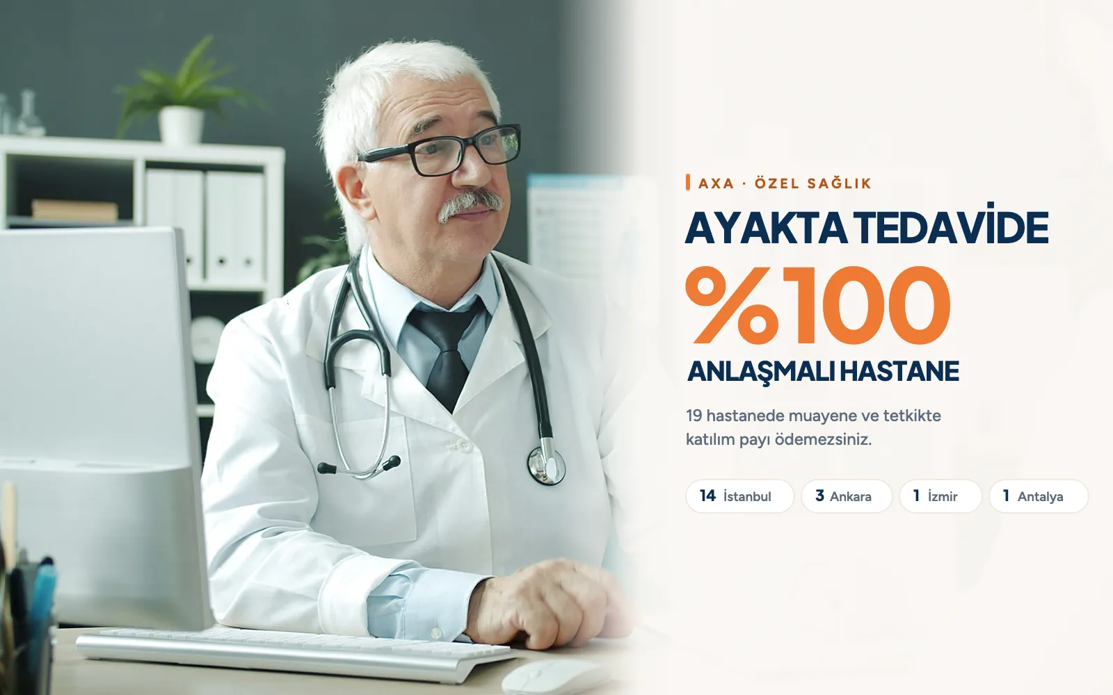 AXA Anlaşmalı Hastaneler: Ayakta Tedavide Yüzde 100 Anlaşmalı Kurumlar