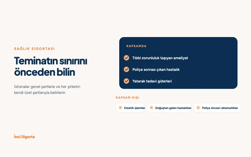 Sağlık Sigortası Kapsamı Dışında Kalan Durumlar Nelerdir?