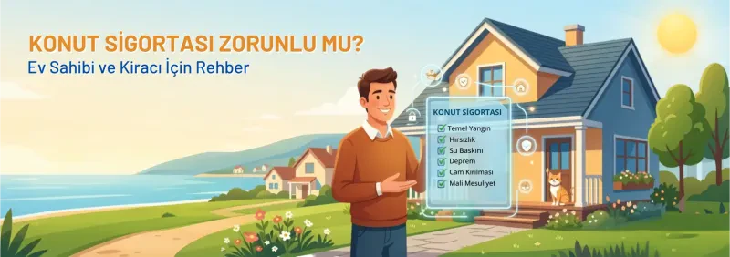 Konut Sigortası Nedir, Zorunlu mu? Kapsam ve İstisnalar