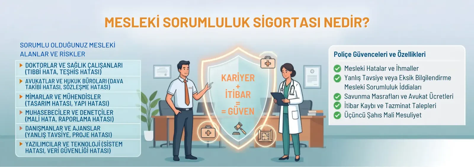Mesleki Sorumluluk Sigortası Nedir, Neyi Kapsar?