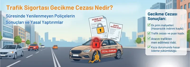 Trafik Sigortası Gecikirse Ne Olur? Ceza ve Yaptırımlar