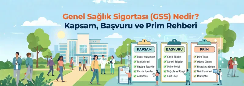Genel Sağlık Sigortası (GSS) Nedir? Kapsam, Başvuru ve Prim Rehberi