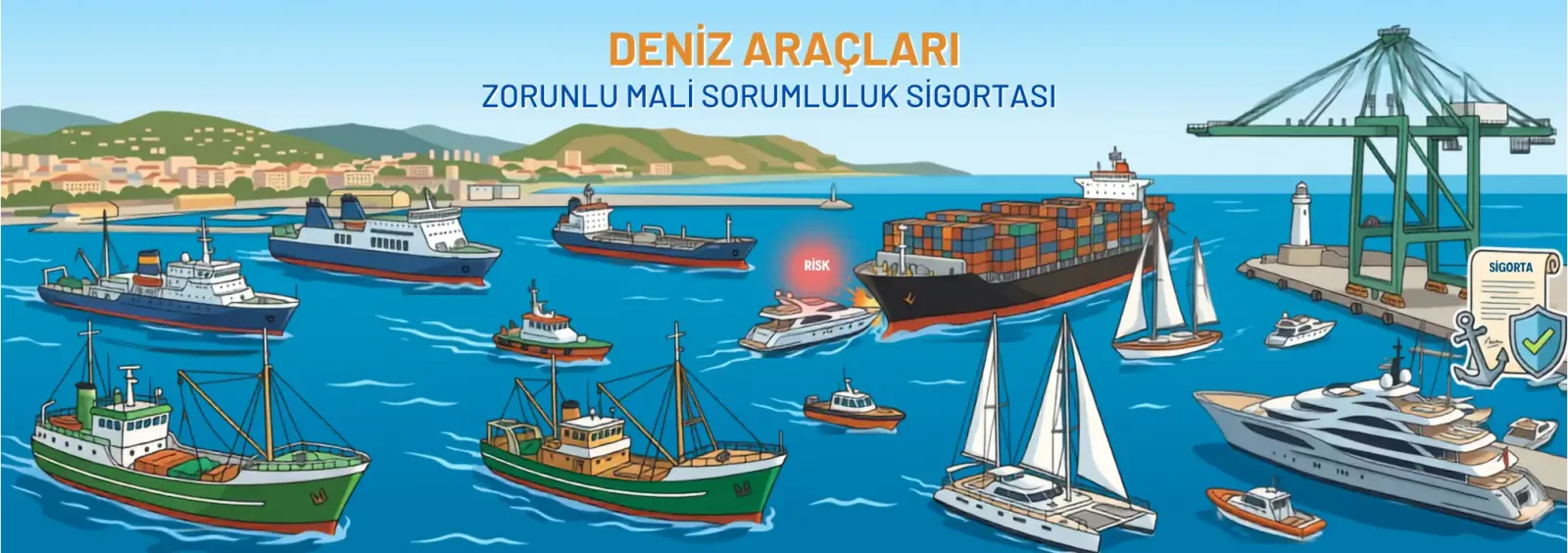 Deniz Araçları Zorunlu Mali Sorumluluk Sigortası: 2026 Mevzuat Rehberi