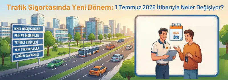 Trafik Sigortasında Yeni Dönem: 1 Temmuz 2026 İtibarıyla Neler Değişiyor?