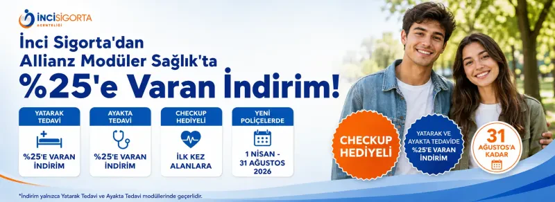 Allianz Modüler Sağlık Yaz Kampanyası Checkup Hediyeli, %25’e Varan İndirim