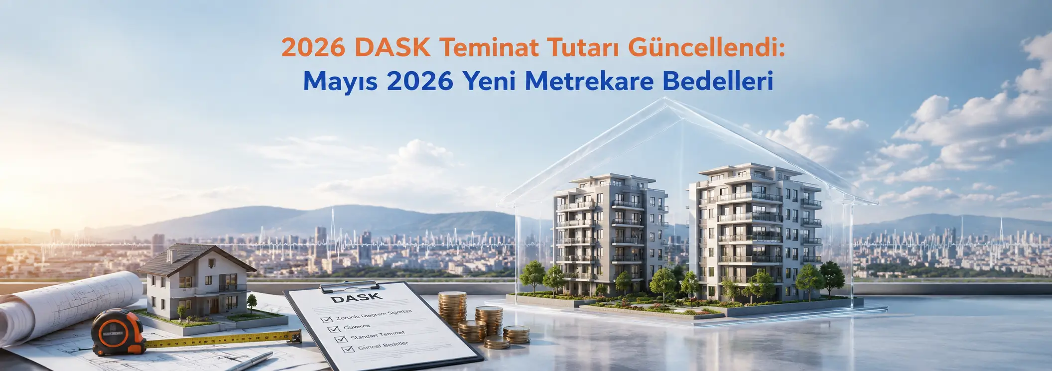 2026 DASK Teminat Tutarı Güncellendi: Mayıs 2026 Yeni Metrekare Bedelleri