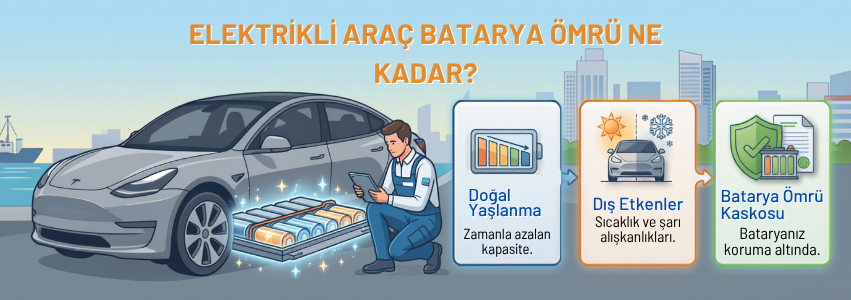 Elektrikli Araç Batarya Ömrü Ne Kadar?